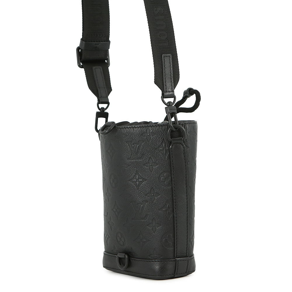 Louis Vuitton Noe Crossbody Bum Shoulder Shadow Bag Sling Belt Body Black Black